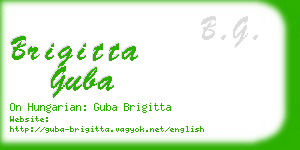 brigitta guba business card